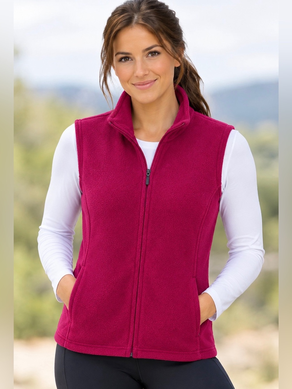L.L. Bean Polartec Fleece Vest Large